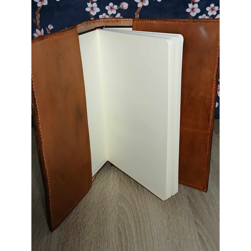 Couvre livre Cuir Samouraï