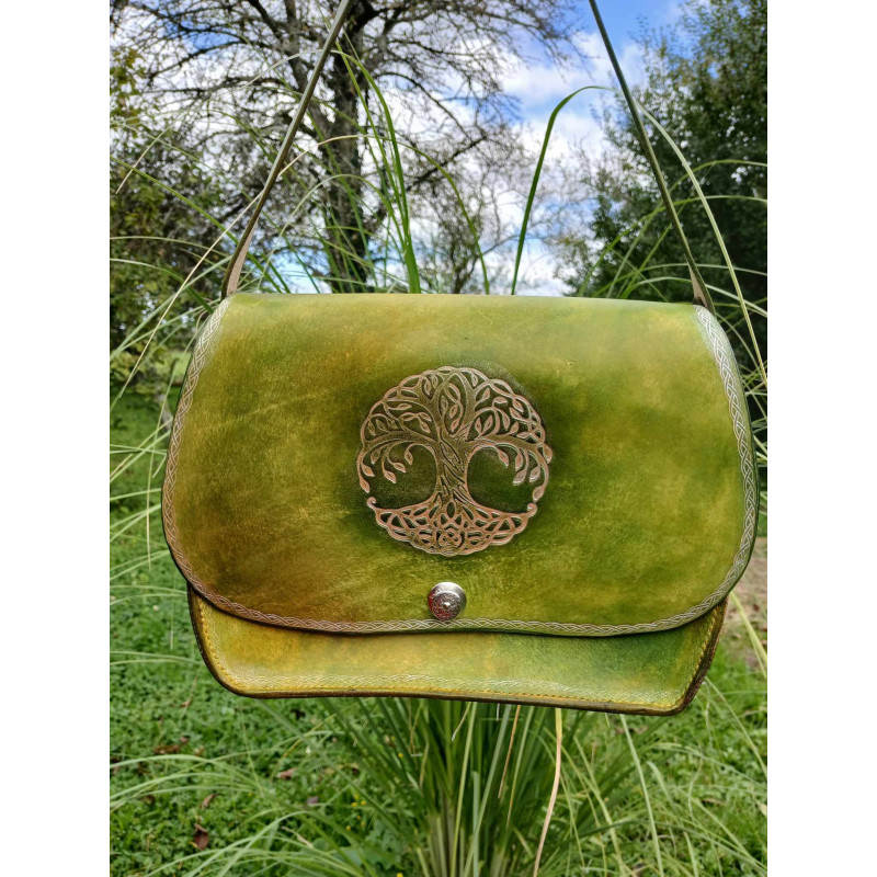 Sac Cuir "Arbre de vie"