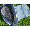 Sac Disco "Fleur Bleu"