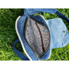 Sac Disco "Fleur Bleu"