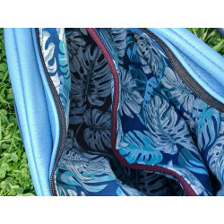 Sac en cuir "Fille aux fleurs"