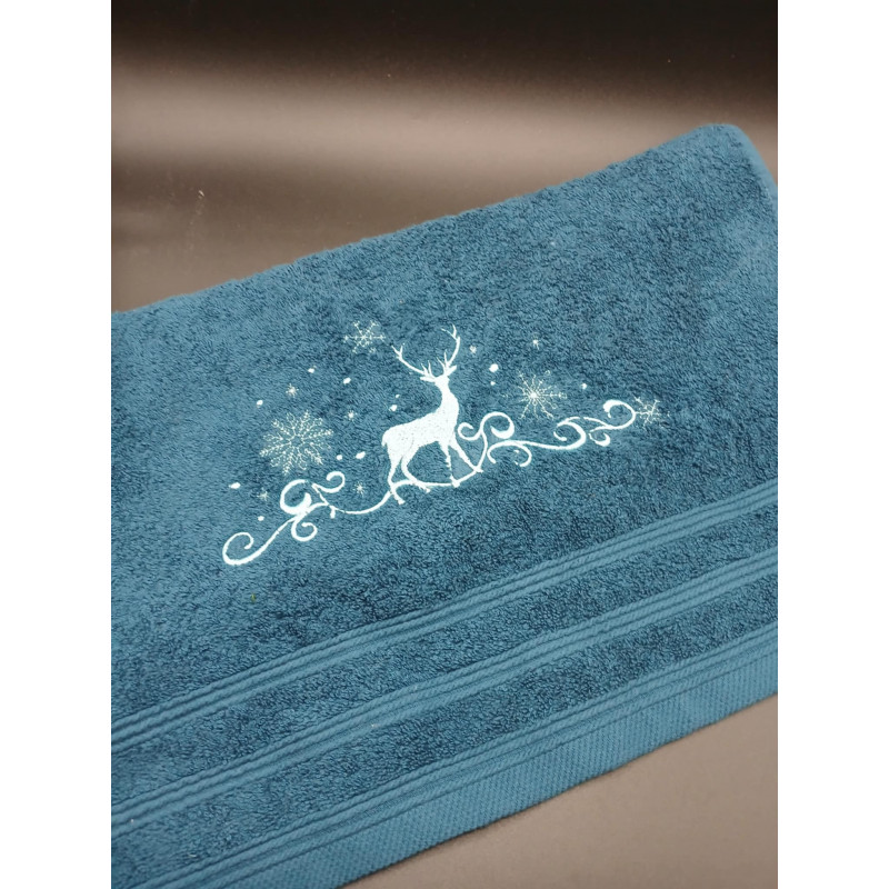 Serviette Renne d'hiver