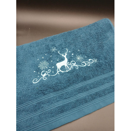Serviette Renne d'hiver