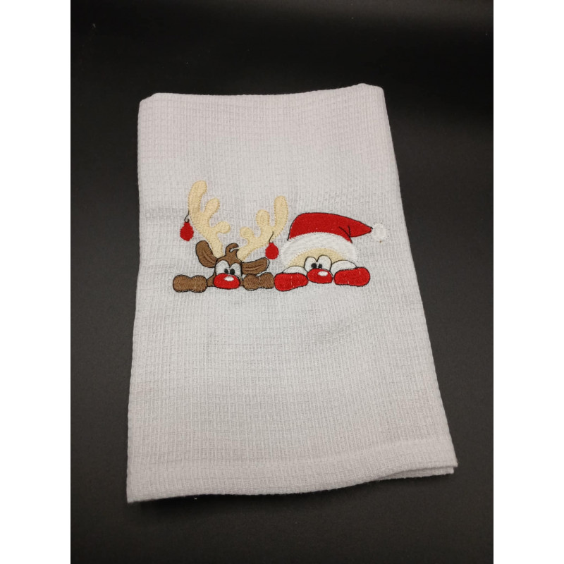 Torchon Renne / Père Noël