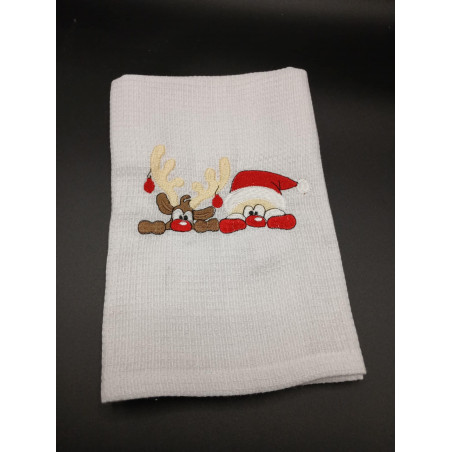 Torchon Renne / Père Noël