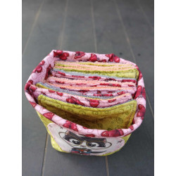 Lingette démaquillante "Chat Fleur"