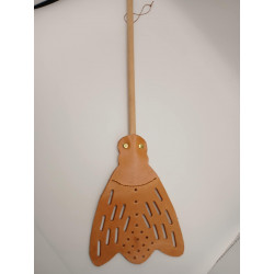 Tapette à mouche en cuir