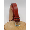 Ceinture cuir Classique Acajou