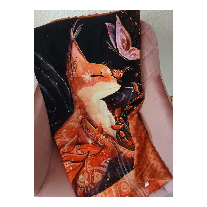 Couverture bébé Renard